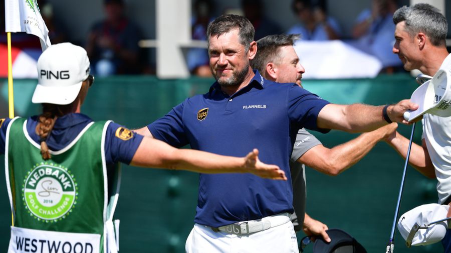 Lee Westwood gets his hat-trick at Sun City